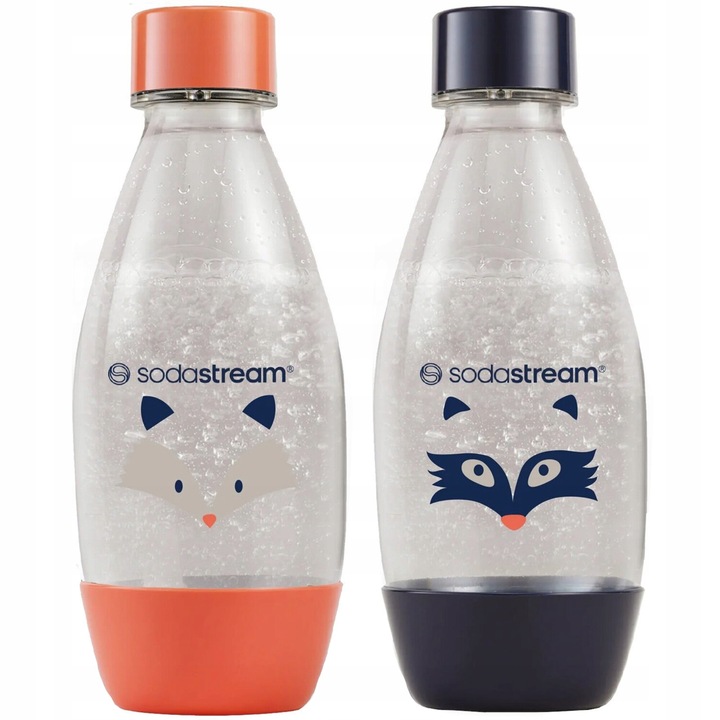 Sodastream 0,5 literes palackkészlet - borz / mosómedve - két szett
