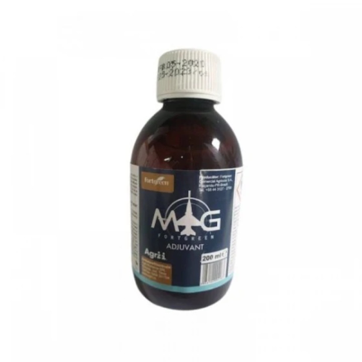 Adjuvant universal recomandat spre a fi utilizat pentru tratamentele cu erbicide, fungicide, insecticide si fertilizanti foliari Fortgreen Mig, 200 ml