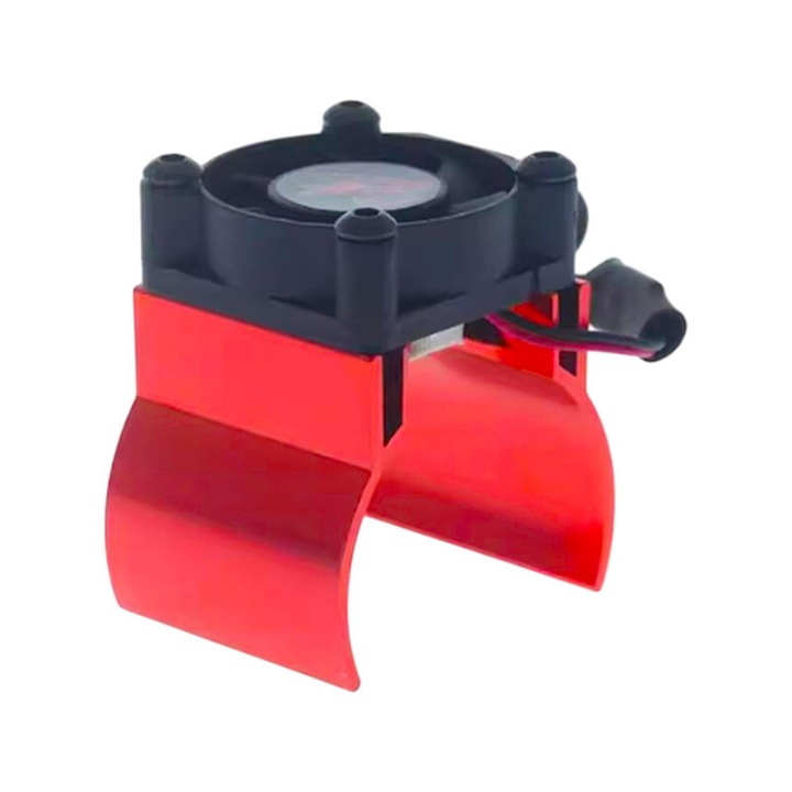 H-Speed PC ventilátor, alumínium hűtő, piros, 30 mm, 28 000 RPM, 36 mm-es motorokhoz