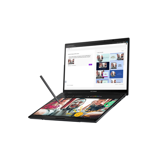 Laptop ASUS Zenbook Duo 3K 14 inch UX8406CA Intel Core Ultra 9 285H 32GB 2TB PCIe Windows 11 Home Grey