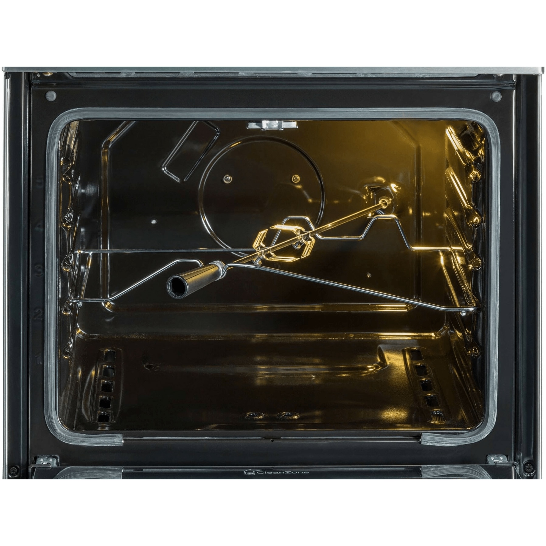 Aragaz Beko FBGT62110DXO, Gaz, 4 arzatoare, Aprindere electrica plita/cuptor, Grill, Rotisor, High-Efficiency Gas Burner, Timer, 60 cm, Inox