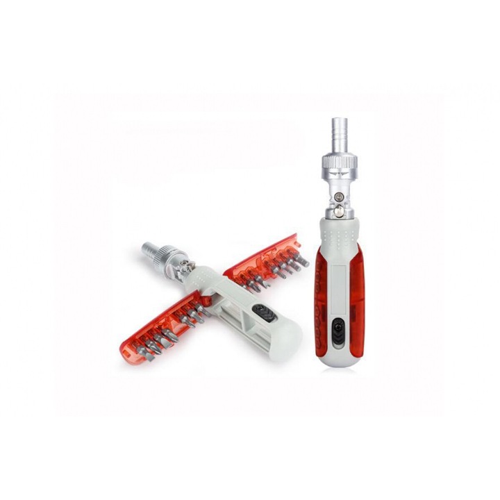 15 az 1-ben csavarhúzó készlet, StableCam, 19,5x3,5 cm, 270,3 g