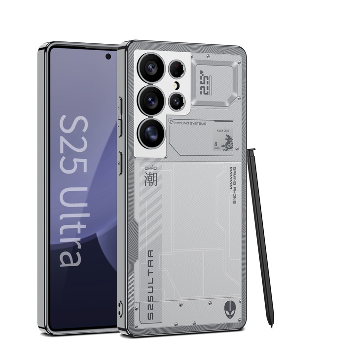 Калъф за Samsung Galaxy S25 Ultra, Ultra thin gaming edition Agora, сив