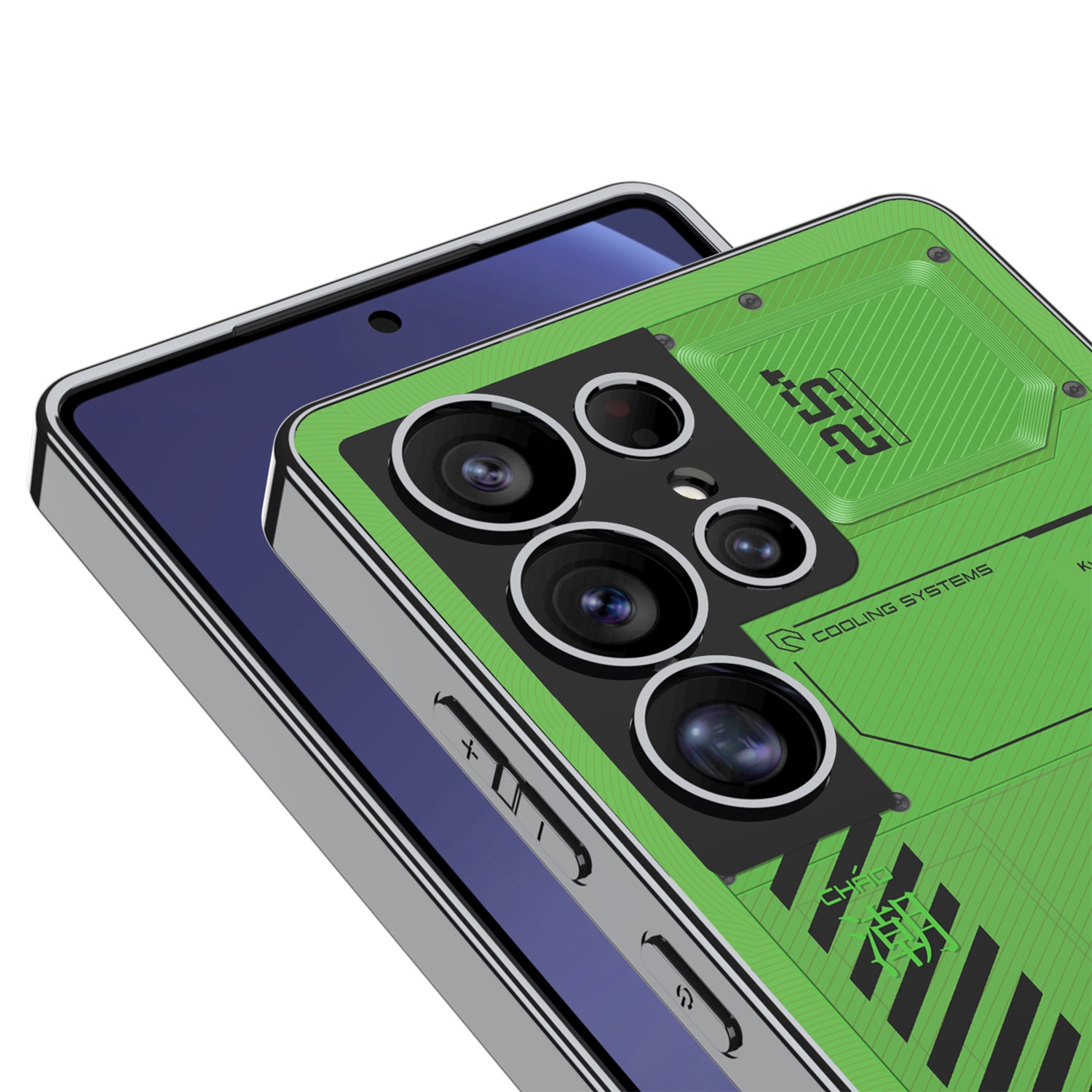 Husa pentru Samsung Galaxy S25 Ultra, Ultra subtire gaming edition Agora, Verde