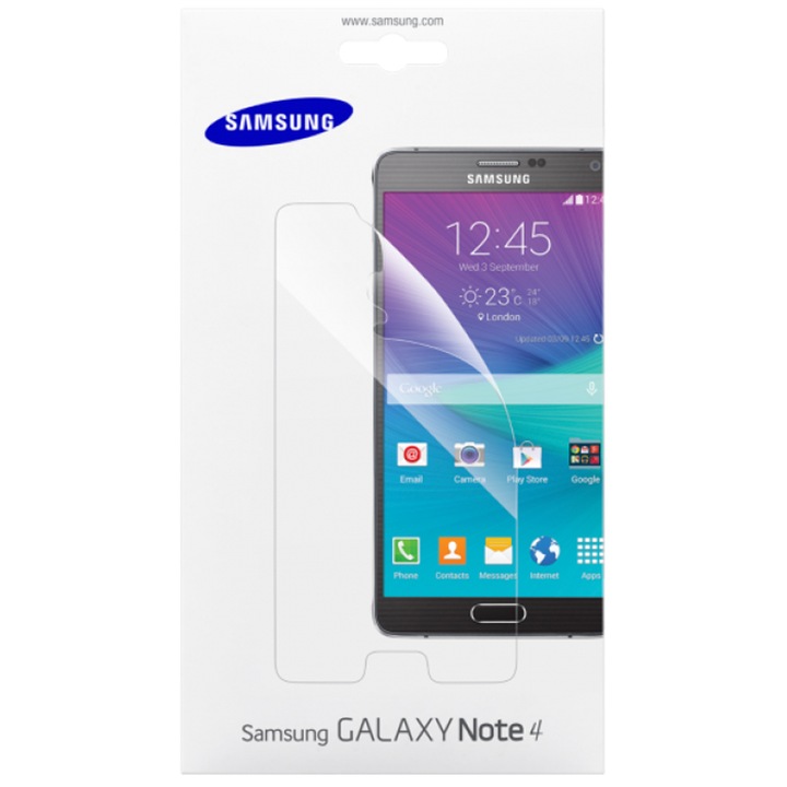 Защитно фолио Samsung за Galaxy Note 4, Безцветно