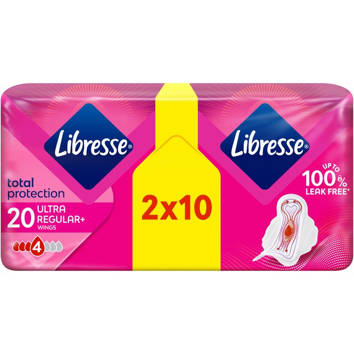 Absorbante Libresse Ultra Normal Duo, 20 bucati