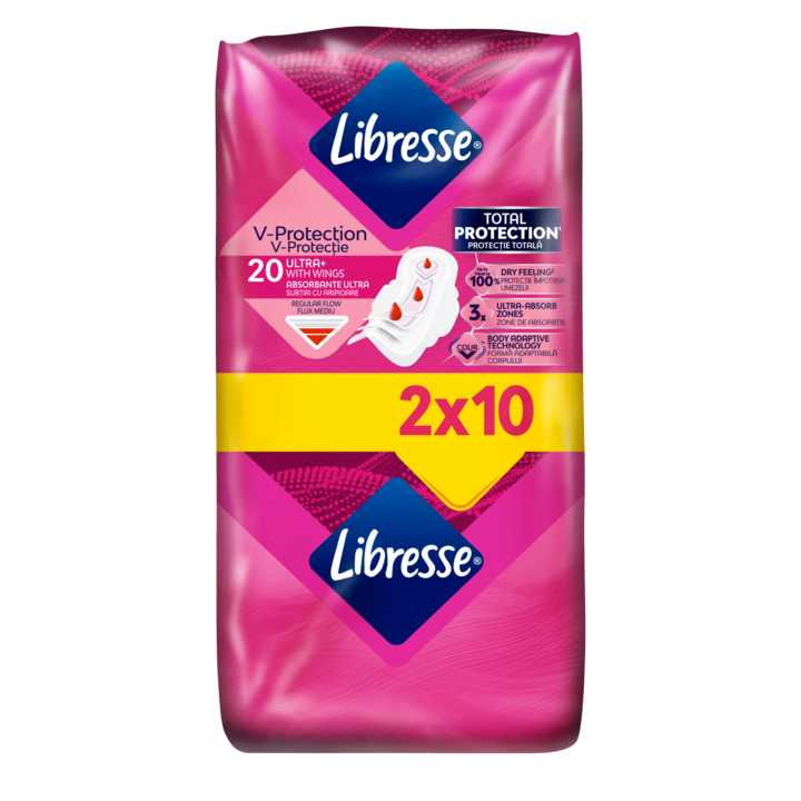 Превръзки Libresse Ultra Normal Duo 2*10, 20 бр