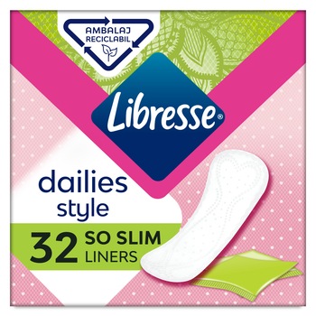 Absorbante zilnice Libresse So Slim, 32 bucati Absorbante zilnice Libresse So Slim, 32 bucati