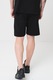 Champion, Pantaloni de trening scurti cu snur de ajustare, Rosu/Alb/Negru