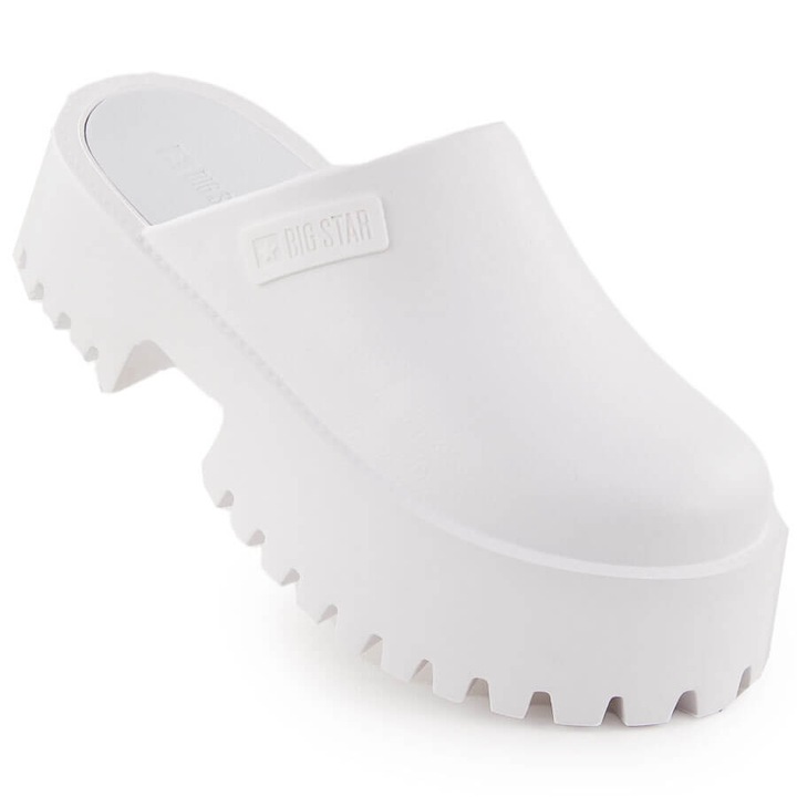 Slapi pentru femei, Big Star, BM215332, alb, Alb, 36