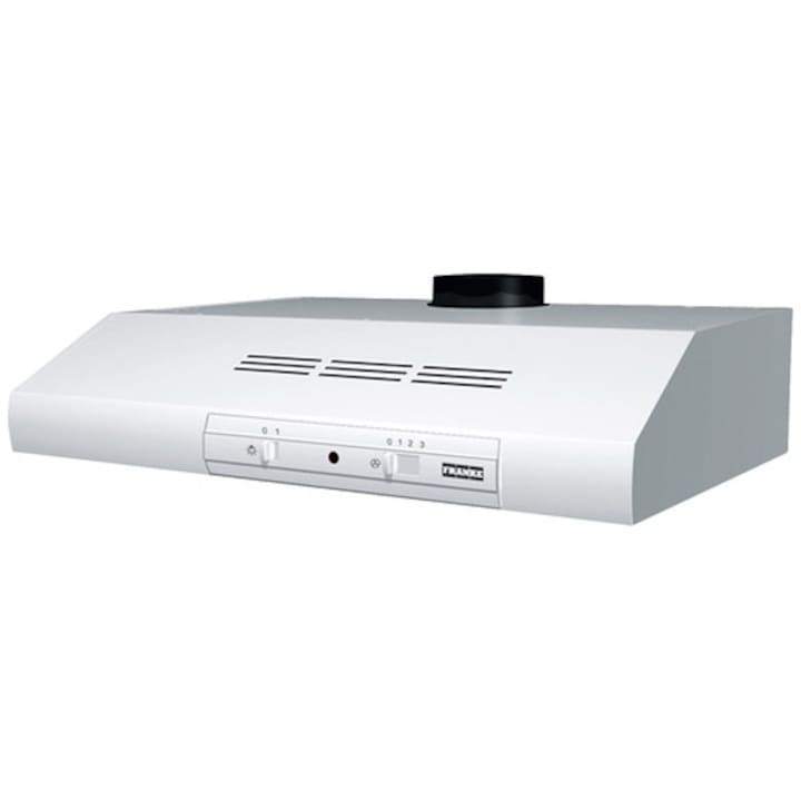 Hota traditionala Franke FTT 632F WH, Putere de absorbtie 295 mc/h, Filtru metalic, 60 cm, Alb