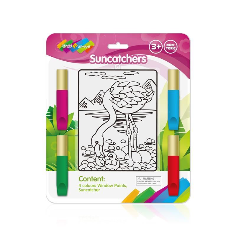 Set creatie pentru pictura Orange Elephant, Flamingo 1