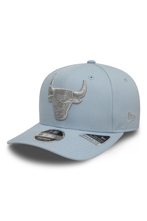 New Era, Памучна шапка Chicago Bulls с лого, Пастелносин/Сив