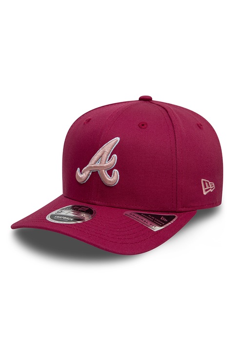 New Era, Памучна шапка Atlanta Braves с капси, Тъмночервен