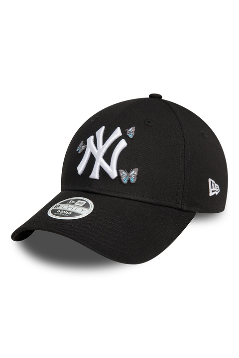 New Era, Sapca baseball cu fluturi NY Yankees, Negru stins, Alb optic