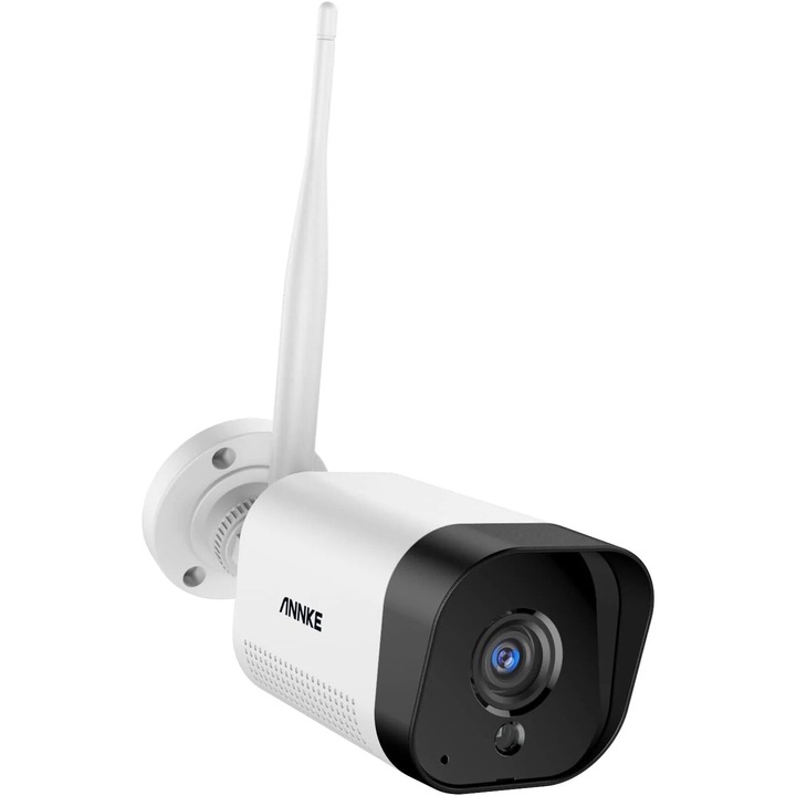 Безжична система от камери за наблюдение, 3MP, 4 камери, 8-канален NVR, нощно виждане, черно/бяло