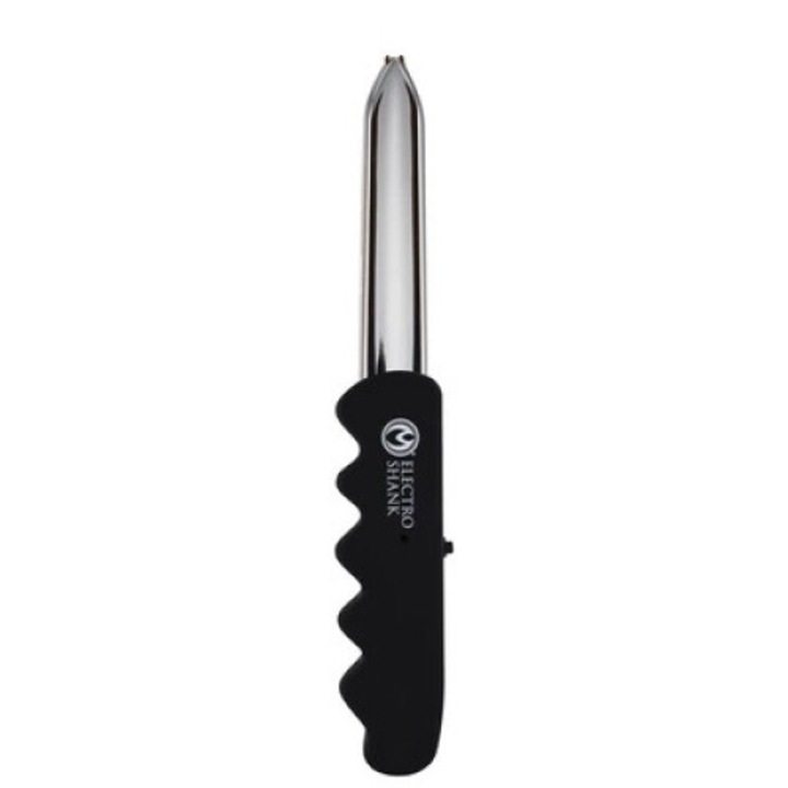 Dispozitiv de electrosocuri cu maner,Master Series, elegant, sigur la atingere, negru/argintiu