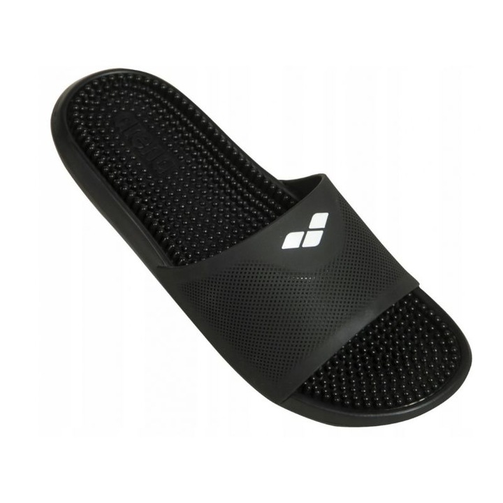 Slapi de piscina ARENA, model Marco, negru, spuma EVA, pentru barbati si femei, 36 EU