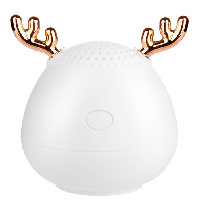 Boxa portabila, TREXOR, Bluetooth 5.0, sunet clar, alb, 3W