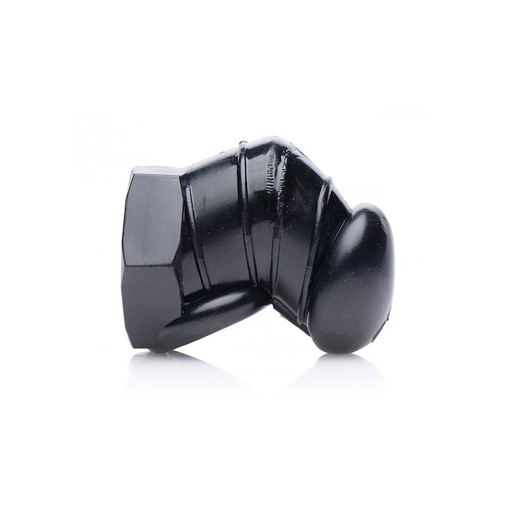 Centura de castitate, XR Brands, Detained Soft Body, neagra, dimensiuni reduse