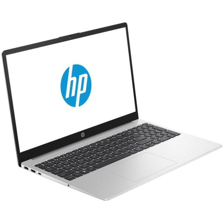 HP 250 G10 Laptop, Intel Core i3 1315U, 8GB Memória, 256GB SSD, 15.6" FullHD kijelző, Ezüst, Böngésző, Vírusirtó, Magyar kiosztás, Windows 11 Pro