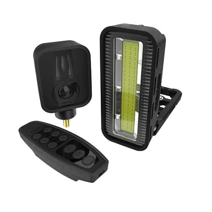 Set Supraveghere si Securitate FOX RX+ (L+R+S), lampa, senzor, telecomanda, multicolor