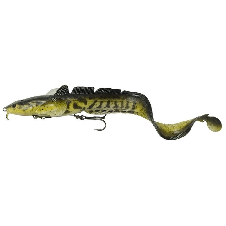 Savage Gear műcsalik, 3D Burbot, 25cm, 70g, szuperrealisztikus, natúr szín