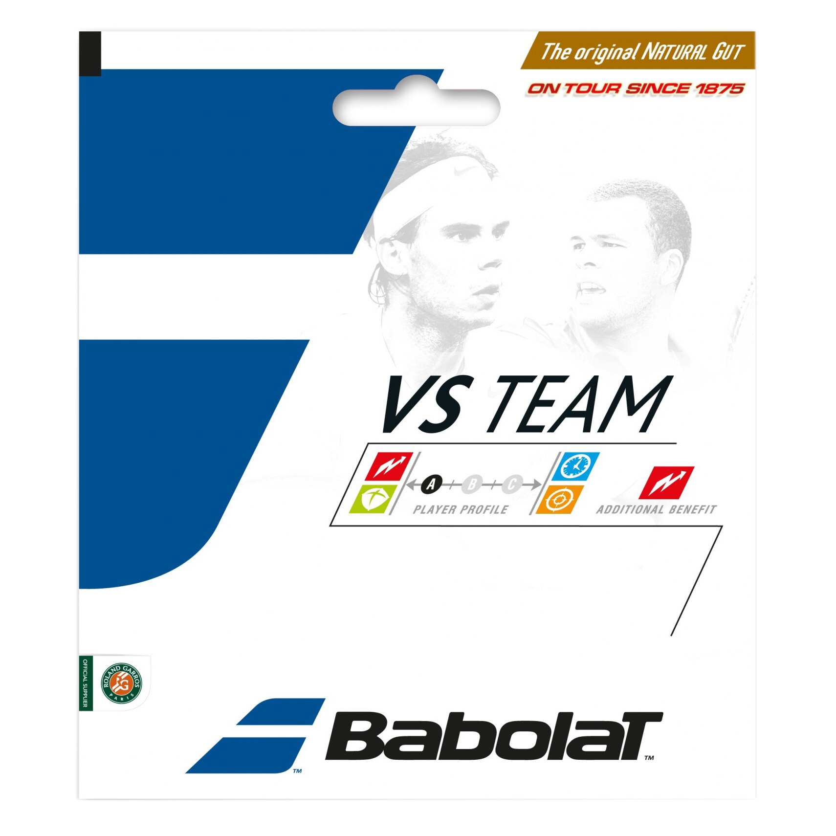 Racordaj Babolat VS Team BT7 12m Natural 1.25 eMAG.ro