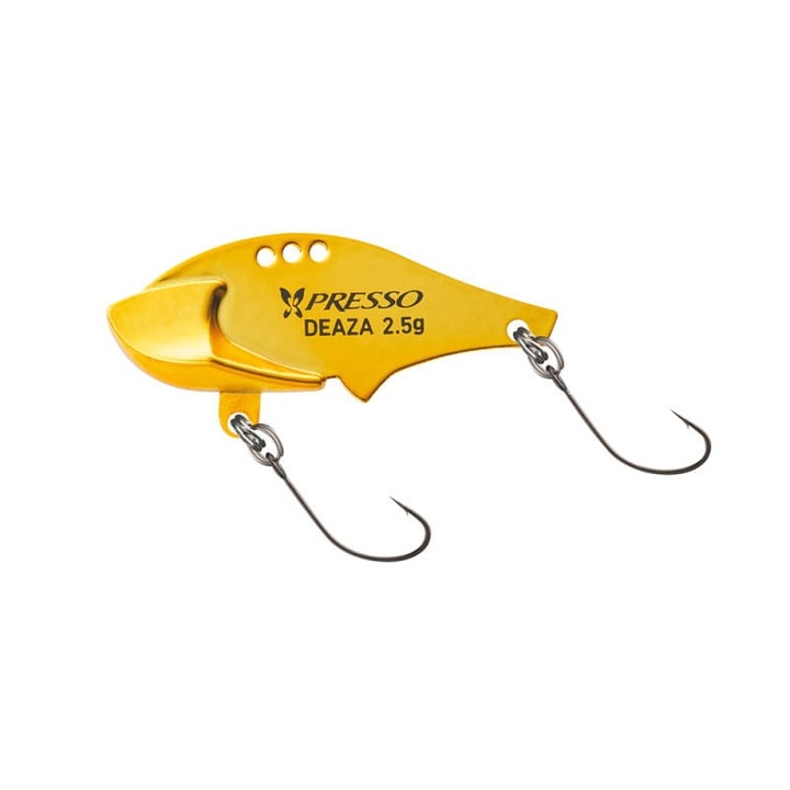 Daiwa Presso DZA Gold mesterséges csali, 2,5g, 2 horog, édesvízi, sárga
