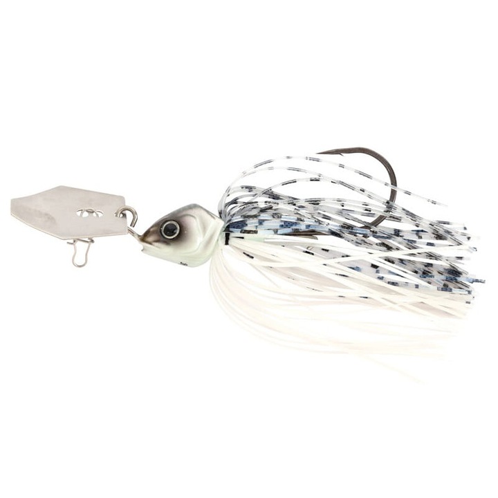 Fox Rage Bladed Jig, 28g, 3D szemek, fehér/szürke, szilikon, szett