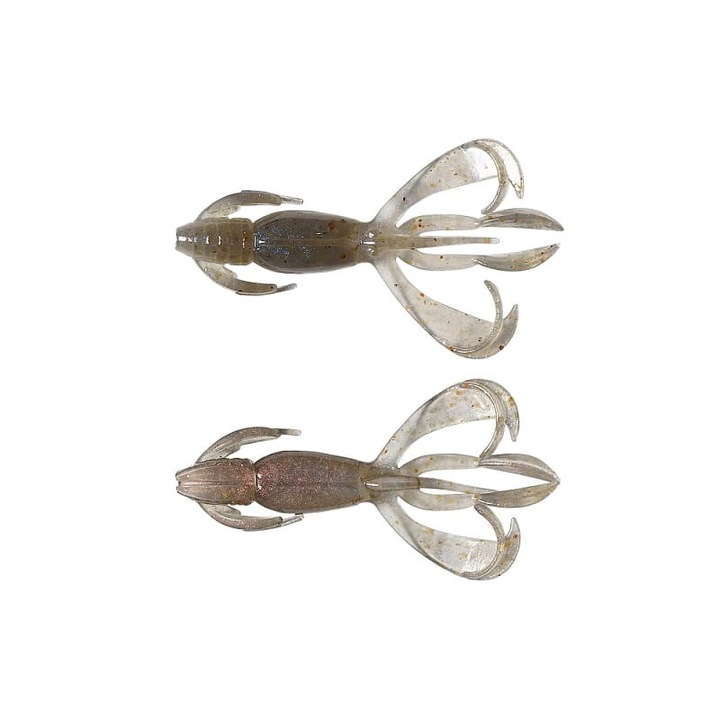 Keitech Crazy Flaper műcsalik, 8 db, kék/piros belső, 5cm