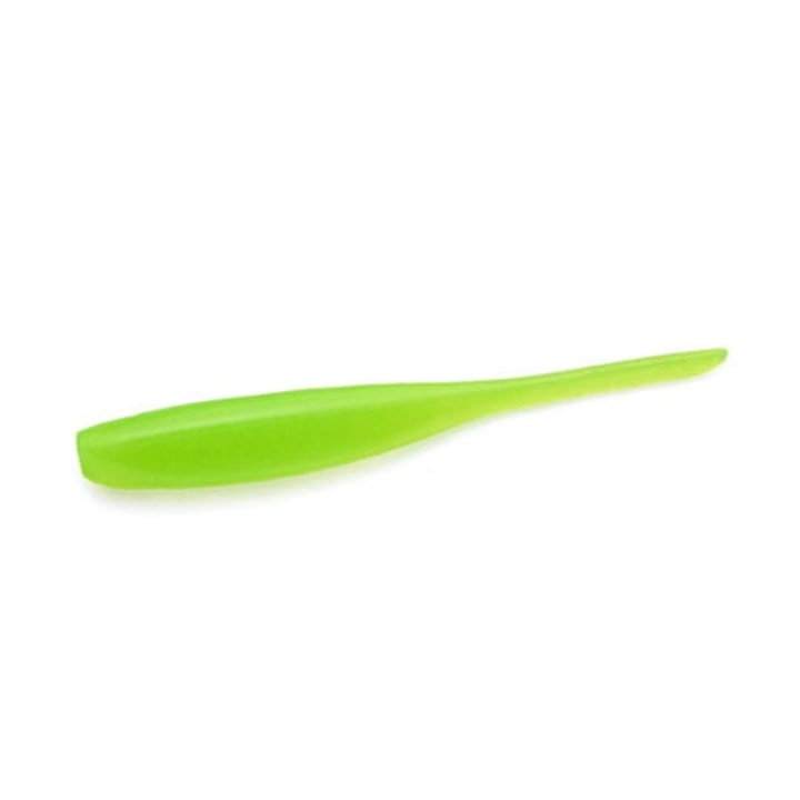 Csali, KEITECH Shad Impact 2" foszforeszkáló, 12 darabos készlet, 5cm