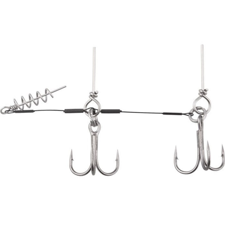 Комплект аксесоари за риболовни примамки Dragon V-Lure 1x7 Surflon, 2 броя, 10 см, 27 кг
