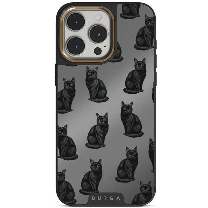 Burga Elite Mirror Magsafe Gold Salem Case съвместим с iPhone 16 Pro Max