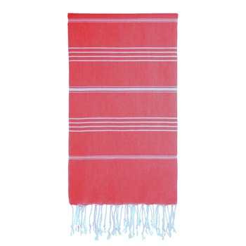 Prosop plaja/SPA, 100x180 cm, Rosu, 100% bumbac Terry Selection Prosop plaja/SPA, 100x180 cm, Rosu, 100% bumbac Terry Selection