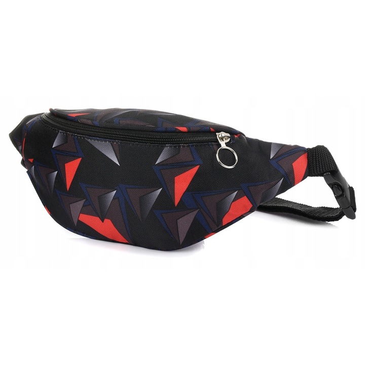 Uniszex sporttáska, Beltimore, 36x12x9cm, szintetikus anyag, telefon zsebbel