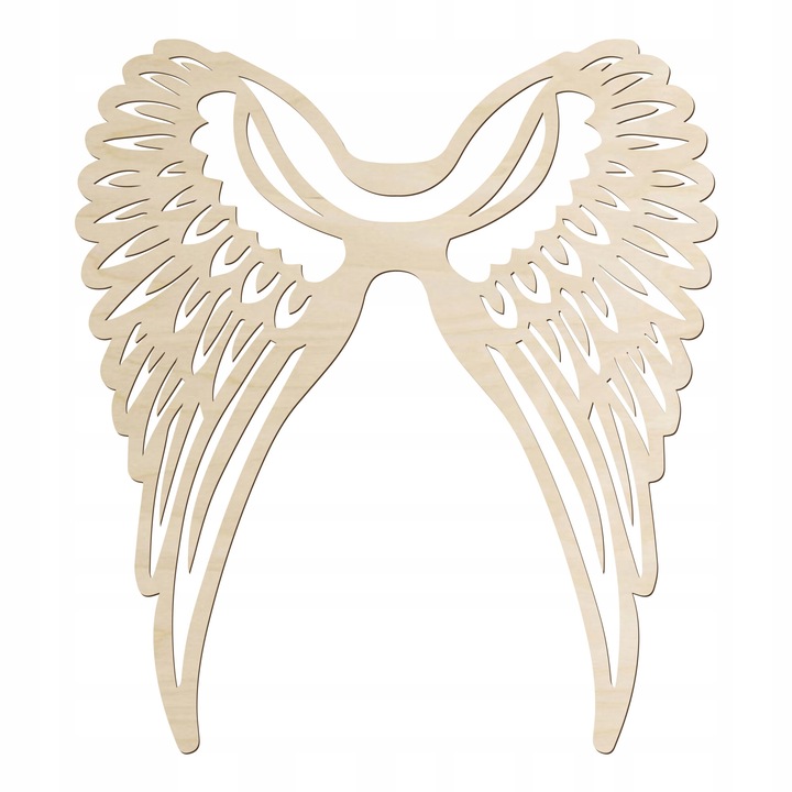 Set aripi din placaj pentru ingerasi, SMX Design, 90x100mm, natural