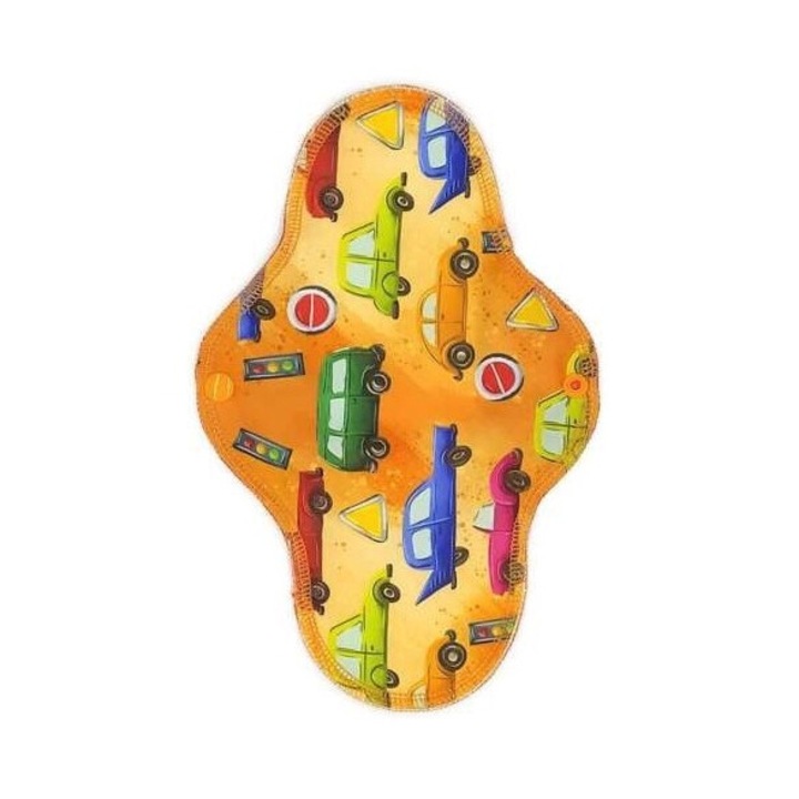 Бамбуков абсорбент за многократна употреба, Pupus, многоцветен, 26-27см