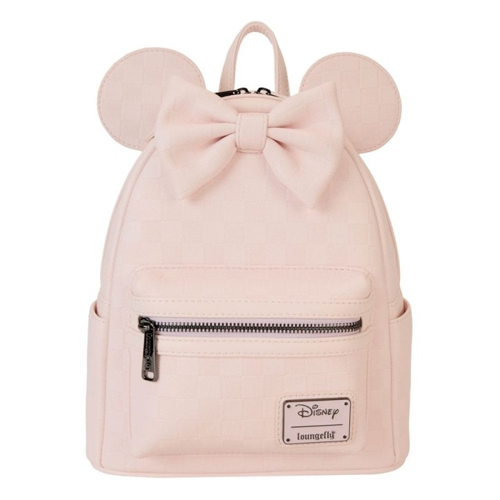 Rucsac Mini Disney Loungefly Minnie, poliester, 23x12x27cm