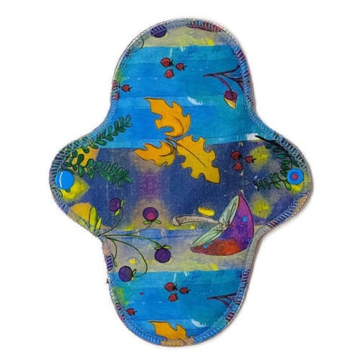 Absorbant reutilizabil Pupus, bambus, M, 21-22cm