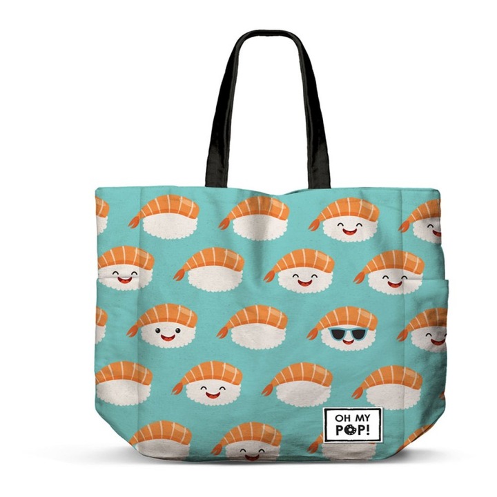 Karactermania Nigiri tote táska, 100% poliészter, 50x34x15cm