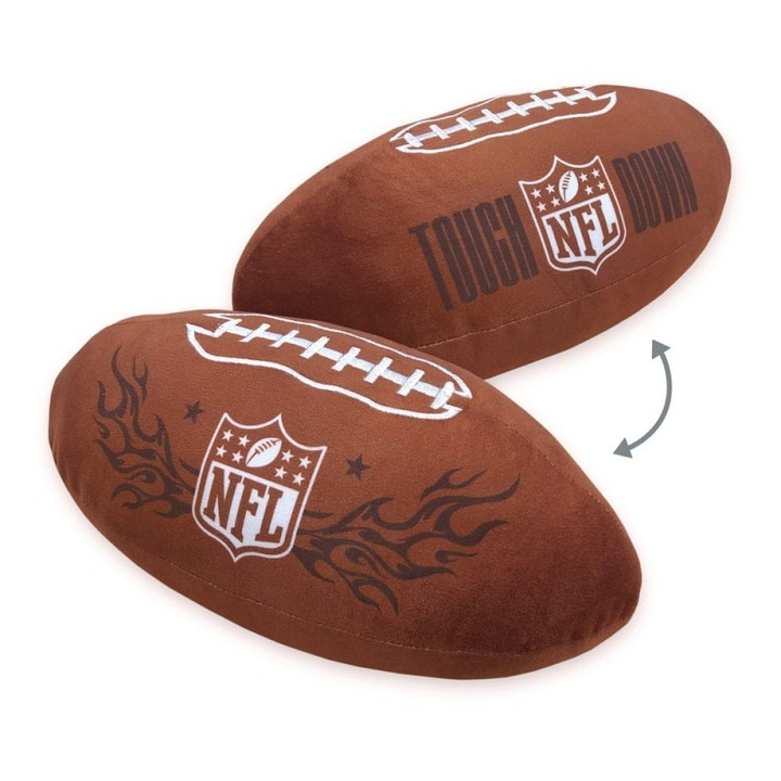 NFL touchdown párna, terelőpárnához, 100% poliészter, 16,5x16,5x38cm