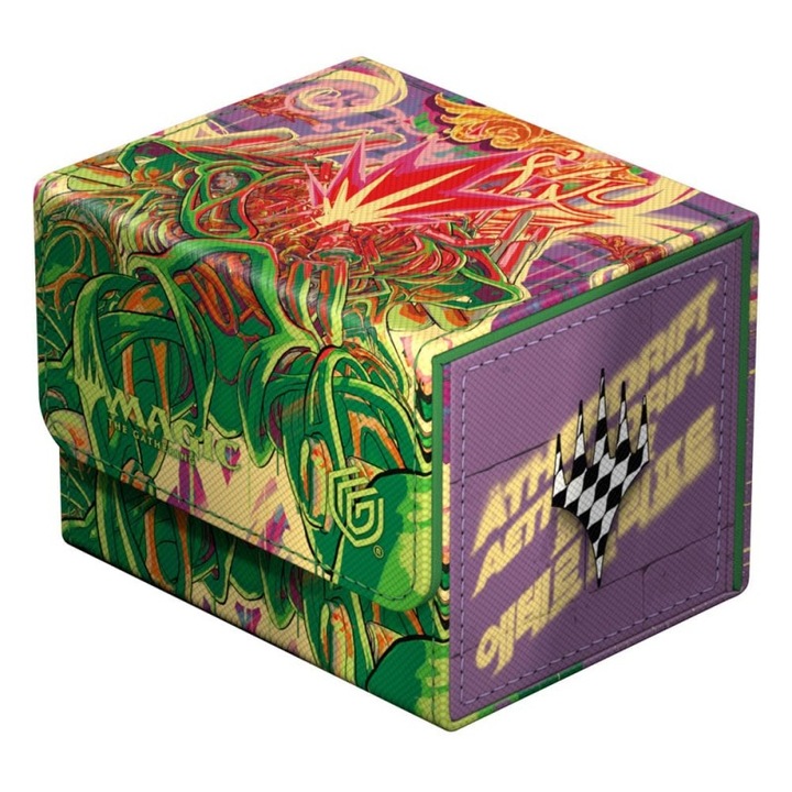 Cutie cu deck Ultimate Guard Sidewinder 100+, Xenoskin, 100+ carti, multicolor, 79x104x88mm