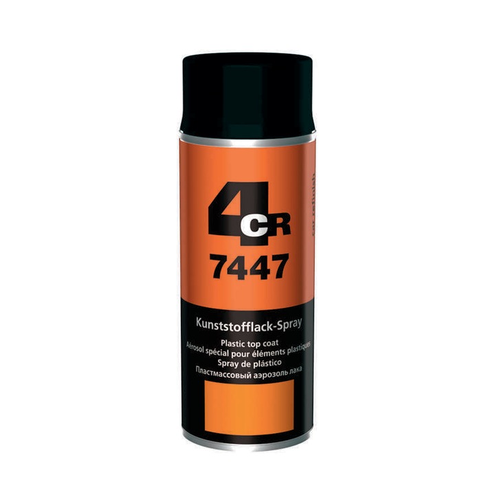 Autófesték műanyaghoz, 4CR 7447, szürke, 400ml, vegyszer- és mechanikai ellenállású