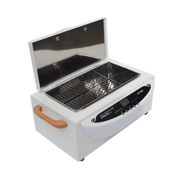 Sterilizator profesional UV Smartix Pro pentru Ustensile Salon Manichiura, Coafor, 250 grade, Digital, Alb