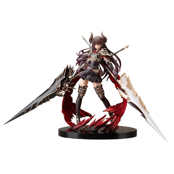 Figurina Kotobukiya Rage of Bahamut 1/8 Forte the Devoted, 25cm, negru si argintiu