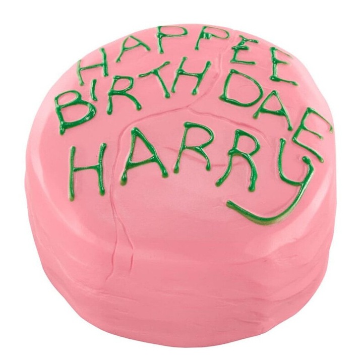 Harry Potter figura, Noble Collection, Harry születésnapi tortája, 14 cm