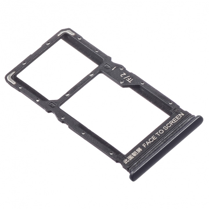SIM държач, съвместим с Xiaomi Redmi Note 10 5G/Poco M3 Pro 5G, метален, графитено черен