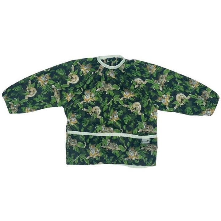 Ujjú előke, Pupus, vízálló, könnyen tisztítható, többszínű, univerzális méretű