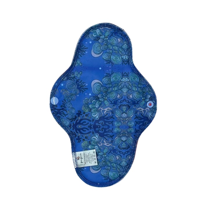 Absorbant reutilizabil, Bambus, Multicolor, L